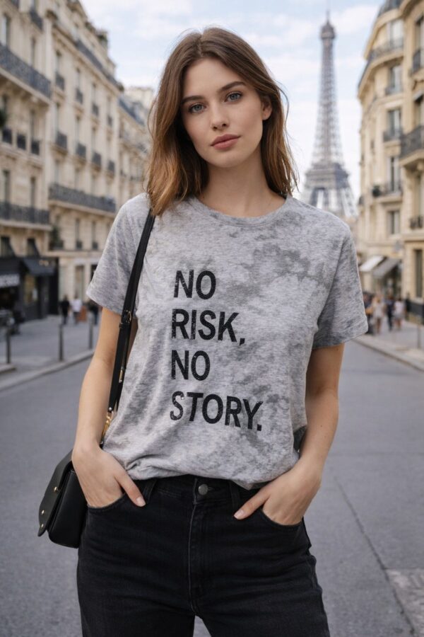 Tricou damă gri casual